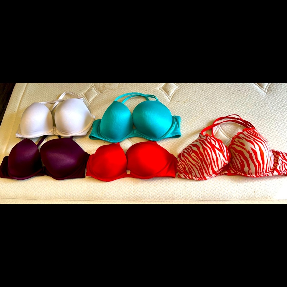 COPY - 5 Very Sexy push up Victoria Secret Bra’s all used.